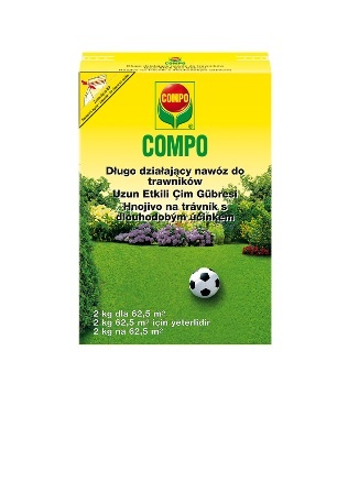 COMPO FERTILIZATOR PENTRU GAZON 2 KG - 62,5 MP